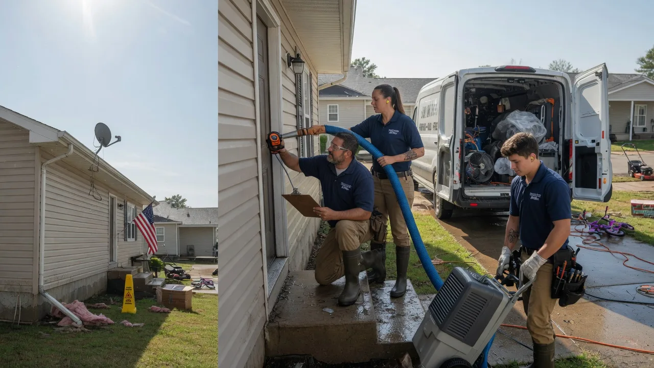 Ceiling Water Damage Restoration in Bussey, IA near me